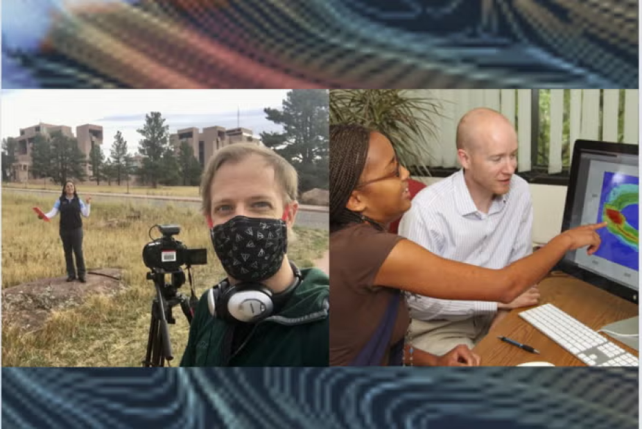 Montage photo of the ViSR team