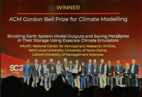 2024 ACM Gordon Bell Prize for Climate Modeling - winning team